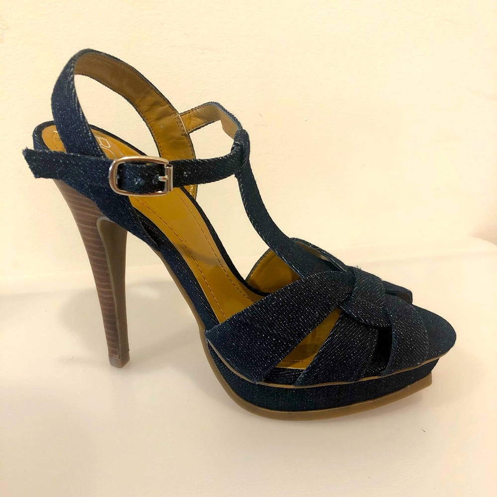 BCBGGeneration LuanaX Denim Heels